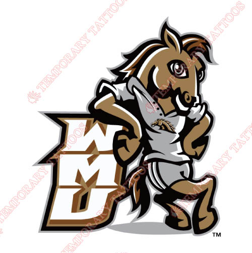 Western Michigan Broncos Customize Temporary Tattoos Stickers NO.6992